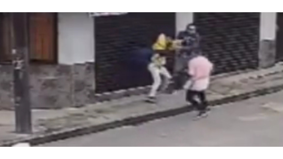 El robo quedó grabado en video. El robo quedó grabado en video.