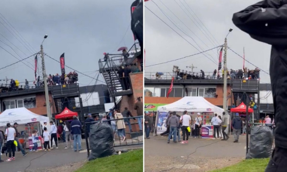 La información provisional apunta a que una pantalla gigante cayó, junto con su andamio, en el tercer piso de la zona VIP del escenario deportivo. La información provisional apunta a que una pantalla gigante cayó, junto con su andamio, en el tercer piso de la zona VIP del escenario deportivo.