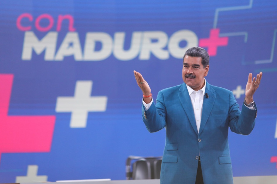 Foto | EFE | LA PATRIA Nicolás Maduro, presidente de Venezuela, consideró ayer que el triunfo de Javier Milei en Argentina representa una “tremenda amenaza” para Latinoamérica, debido al “proyecto colonial” del mandatario electo. Foto | EFE | LA PATRIA Nicolás Maduro, presidente de Venezuela, consideró ayer que el triunfo de Javier Milei en Argentina representa una “tremenda amenaza” para Latinoamérica, debido al “proyecto colonial” del mandatario electo.
