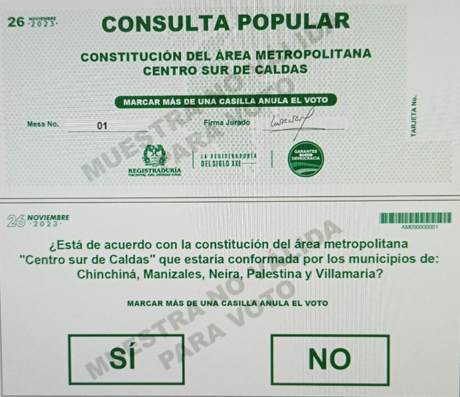 Tarjetón tarjetón