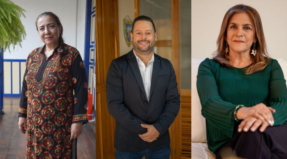 Luz Elena Castaño, designada secretaria de Cultura; Andrés Duque, próximo secretario de Deporte, y Amparo Sánchez, futura gerente de Inficaldas. Luz Elena Castaño, designada secretaria de Cultura; Andrés Duque, próximo secretario de Deporte, y Amparo Sánchez, futura gerente de Inficaldas.