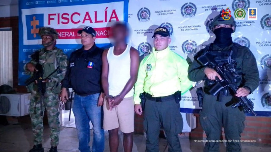 Sergio Andrés Navia fue capturado por las autoridades en Puerto Tejada (Cauca). Sergio Andrés Navia fue capturado por las autoridades en Puerto Tejada (Cauca).