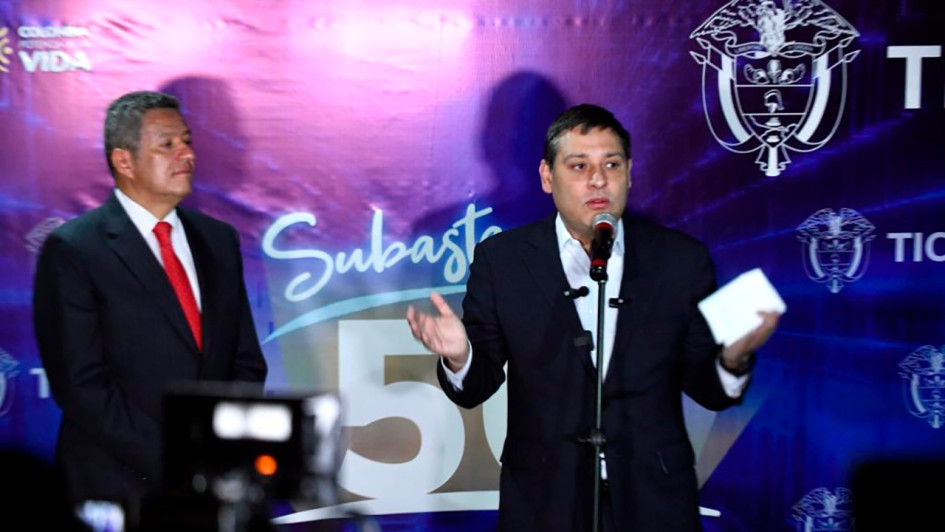 La subasta se realizó en Bogotá y le dejó ganancias al Gobierno nacional por $1,3 billones. La subasta se realizó en Bogotá y le dejó ganancias al Gobierno nacional por $1,3 billones.