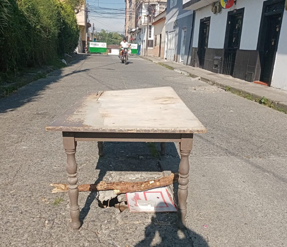 Foto | Julián García | La Patria Esta calle está a media cuadra del supermercado Las Milpas. Foto | Julián García | La Patria Esta calle está a media cuadra del supermercado Las Milpas.