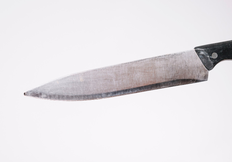 Cuchillo de acero espeluznante Cuchillo de acero espeluznante