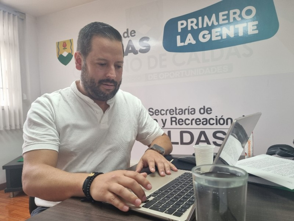 Andrés Duque Osorio, nuevo secretario del Deporte de Caldas. Deporte caldense