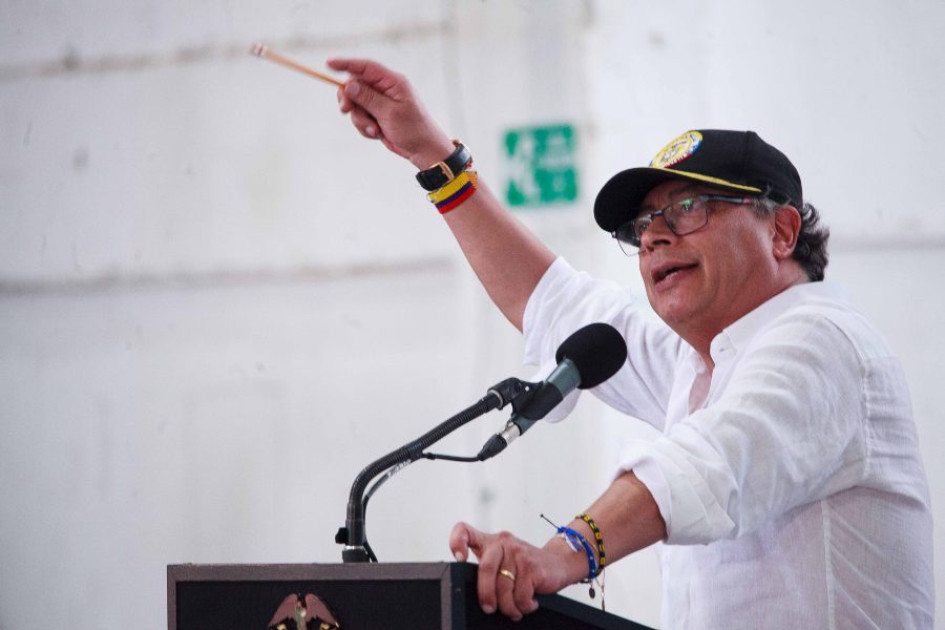 El presidente, Gustavo Petro, este sábado en Quibdó (Chocó). El presidente, Gustavo Petro, este sábado en Quibdó (Chocó).