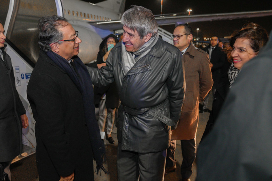 El presidente, Gustavo Petro, en su llegada a Roma. El mandatario se reunió con el pontífice en febrero del 2022, cuando era candidato presidencial. El presidente, Gustavo Petro, en su llegada a Roma. El mandatario se reunió con el pontífice en febrero del 2022, cuando era candidato presidencial.