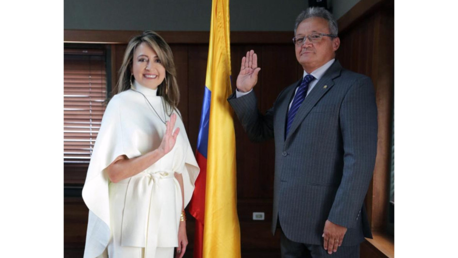 Los magistrados Diana Alexandra Remolina y Jorge Enrique Vallejo, presidenta y vicepresidente del Consejo Nacional de la Judicatura para el 2024. Los magistrados Diana Alexandra Remolina y Jorge Enrique Vallejo, presidenta y vicepresidente del Consejo Nacional de la Judicatura para el 2024.