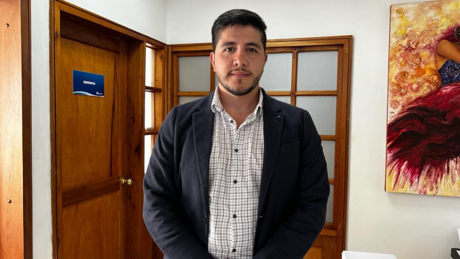 Cristian Mateo Loaiza Alfonso, nuevo gerente de la Empresa de Obras Sanitarias de Caldas (Empocaldas). Cristian Mateo Loaiza Alfonso, nuevo gerente de la Empresa de Obras Sanitarias de Caldas (Empocaldas).