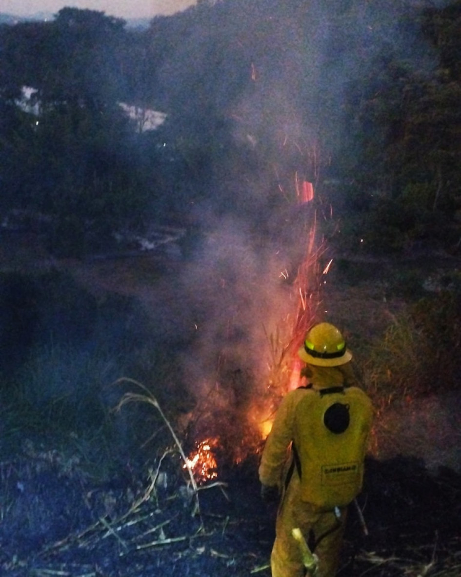 INCENDIO EN CHINCHINÁ INCENDIO EN CHINCHINÁ