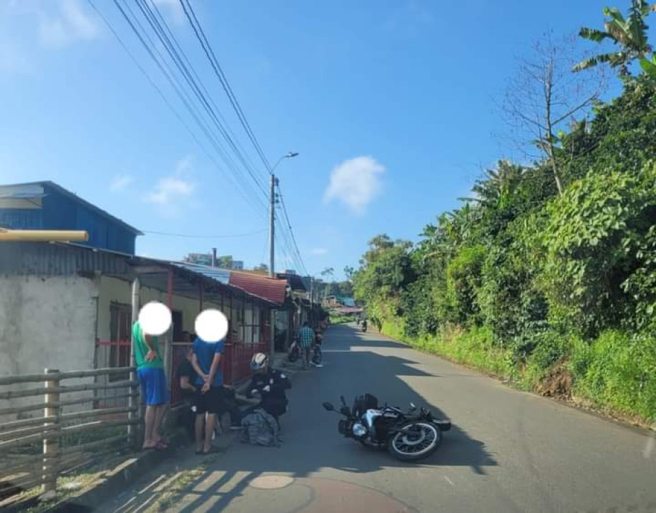 El sitio del accidente. El sitio del accidente.