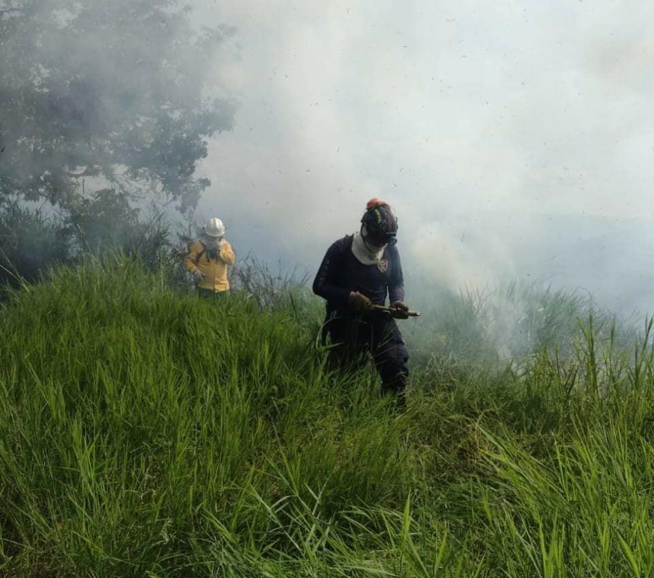 La conflagración se originó en la vereda El Retiro. El Cuerpo de Bomberos Voluntarios de Anserma extinguió las llamas. La conflagración se originó en la vereda El Retiro. El Cuerpo de Bomberos Voluntarios de Anserma extinguió las llamas.