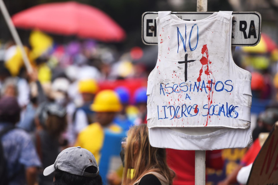 En el 2023 asesinaron a 181 líderes sociales en Colombia, un 16 % menos que en el 2022 En el 2023 asesinaron a 181 líderes sociales en Colombia, un 16 % menos que en el 2022