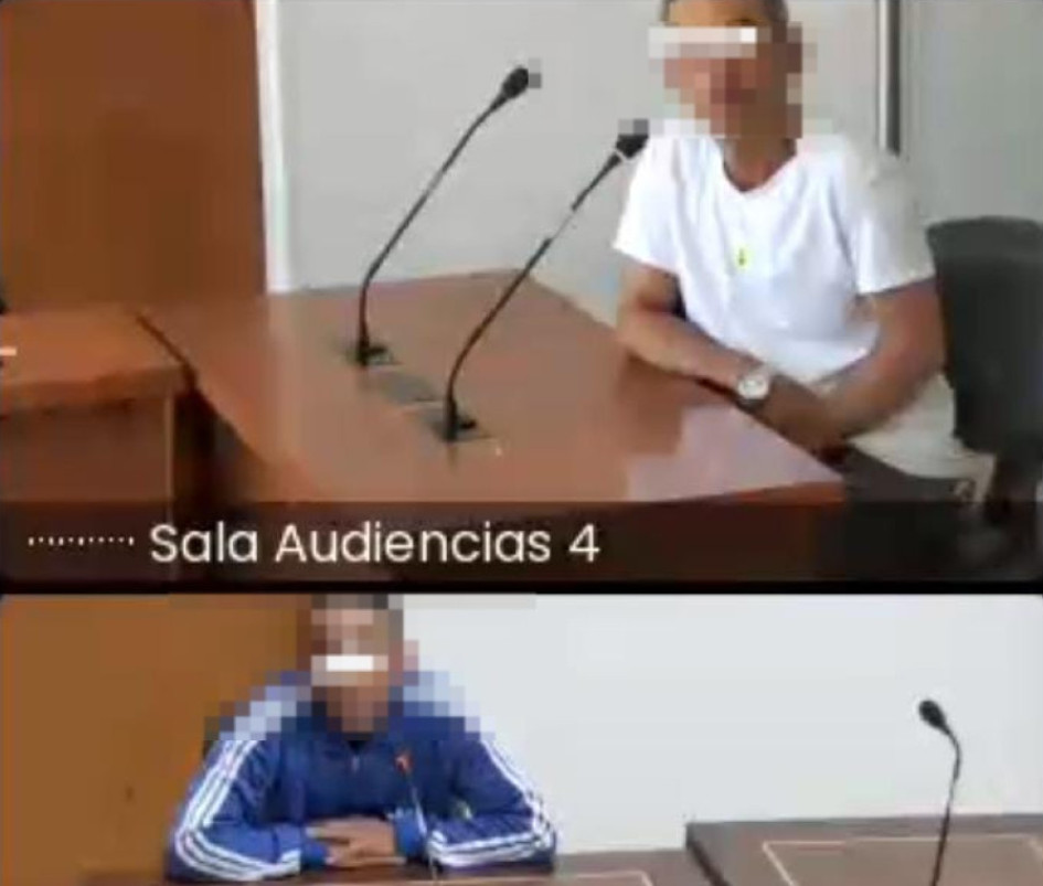 Se encontraron en la audiencia. Se encontraron en la audiencia.