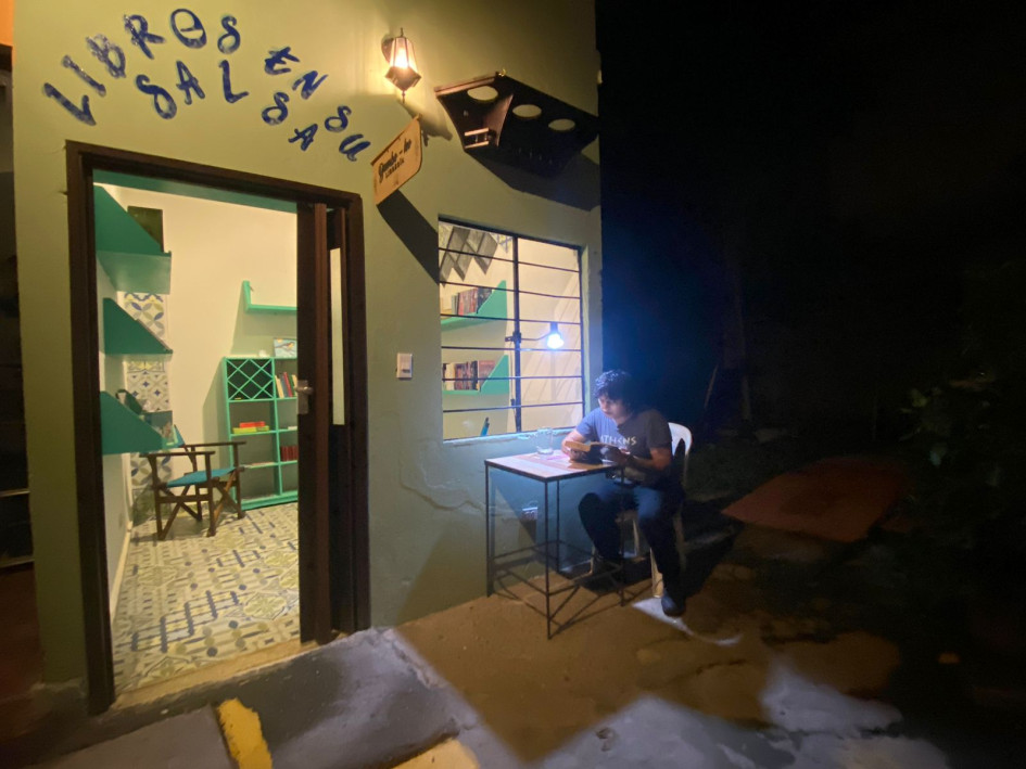 La entrada a Bambo-Leo Libros en su salsa. La entrada a Bambo-Leo Libros en su salsa.