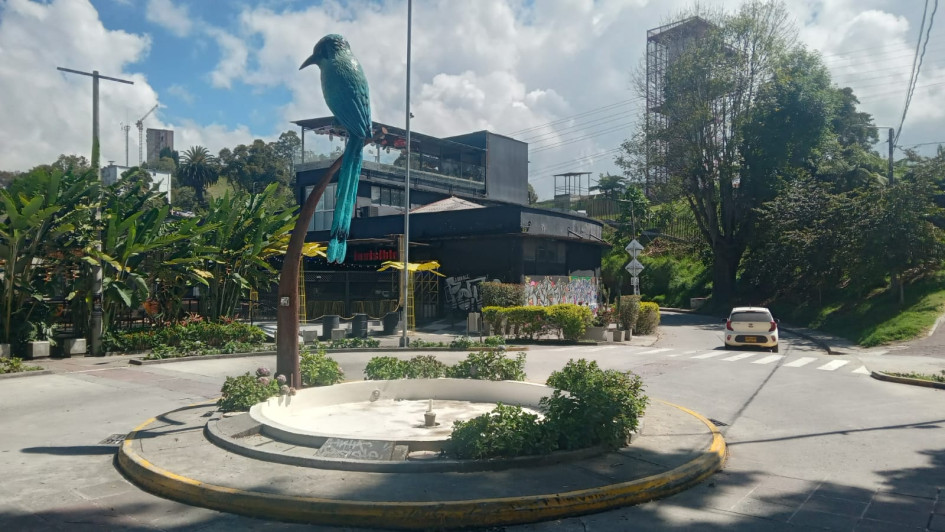 La fuente del Barranquillo en Milán no tiene agua.