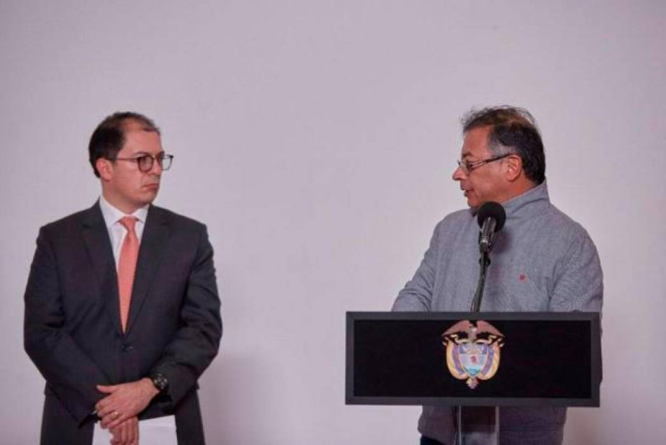 Francisco Barbosa (izquierda) terminará su período como fiscal General de la Nación el próximo 12 de febrero. Desde que Gustavo Petro es el presidente de la República, ambos han tenido fuertes desacuerdos. Francisco Barbosa (izquierda) terminará su período como fiscal General de la Nación el próximo 12 de febrero. Desde que Gustavo Petro es el presidente de la República, ambos han tenido fuertes desacuerdos.