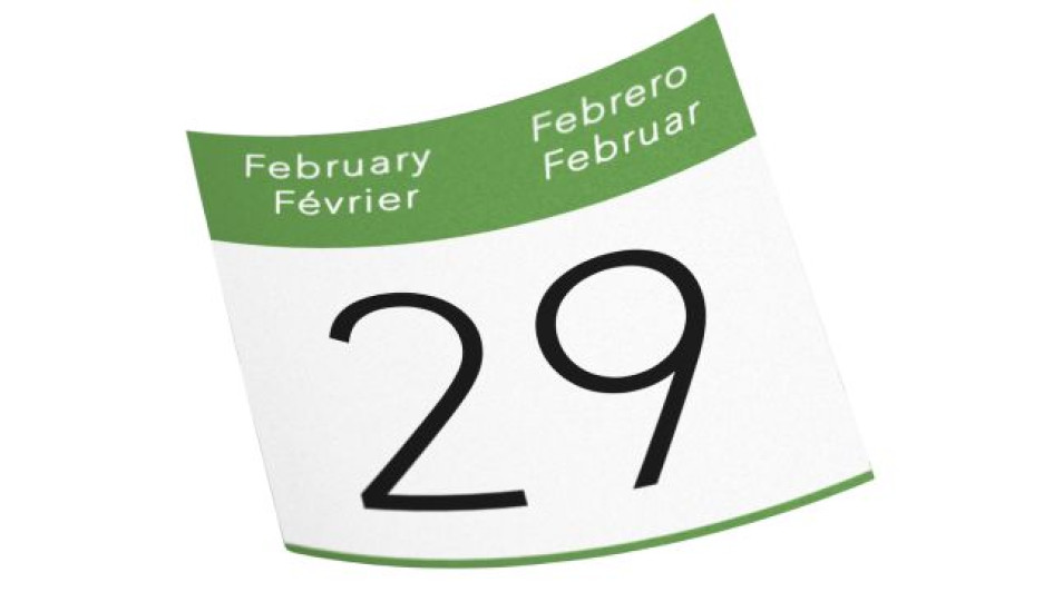 Por-que-hay-anos-bisiestos Ficha de calendario del 29 de febrero.