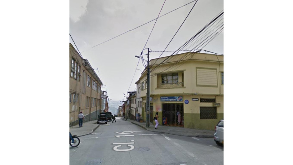 Sector de los hechos. Sector de San Antonio, en Manizales.