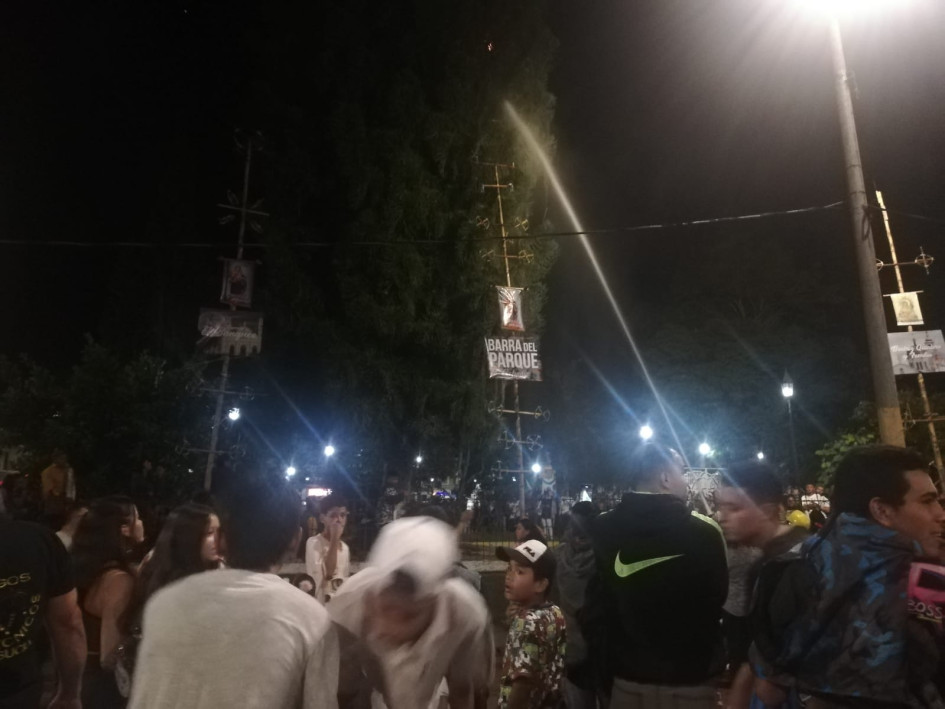 Labor de los organismos de socorro para sofocar las llamas en la araucaria. Labor de los organismos de socorro para sofocar las llamas en la araucaria.