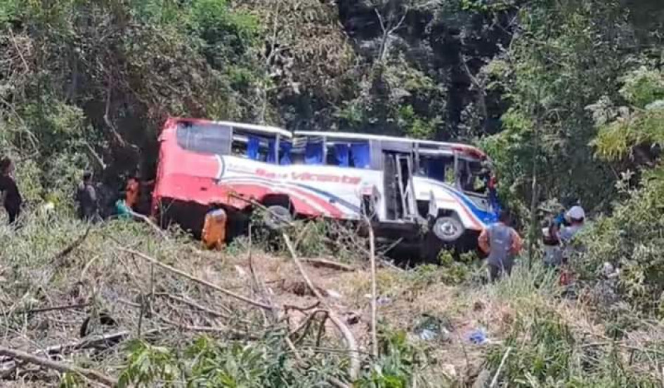 El bus accidentado. El bus accidentado.