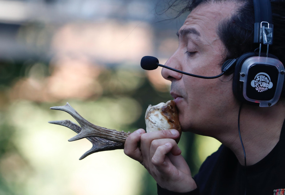 El argentino Esteban Valdivia durante su presentación en Colombia Bird Fair en Cali. El argentino Esteban Valdivia durante su presentación en Colombia Bird Fair en Cali.