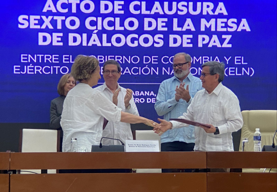 A principios de febrero, las delegaciones negociadoras del Gobierno y del Eln cerraron el sexto ciclo de diálogos entre ambas. A principios de febrero, las delegaciones negociadoras del Gobierno y del Eln cerraron el sexto ciclo de diálogos entre ambas.