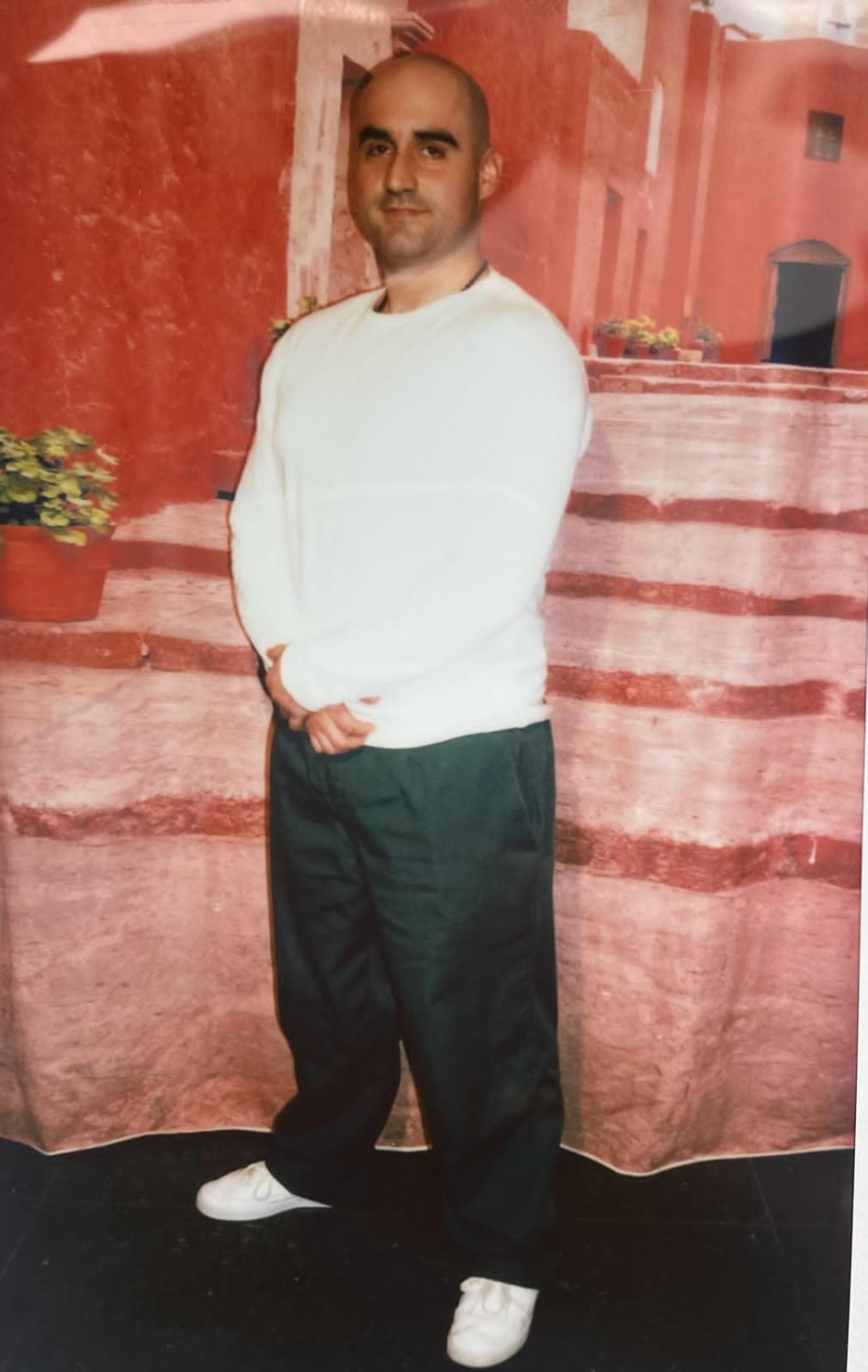Foto que Yhónatan le mandó a la mamá desde la cárcel. Foto que Yhónatan le mandó a la mamá desde la cárcel.