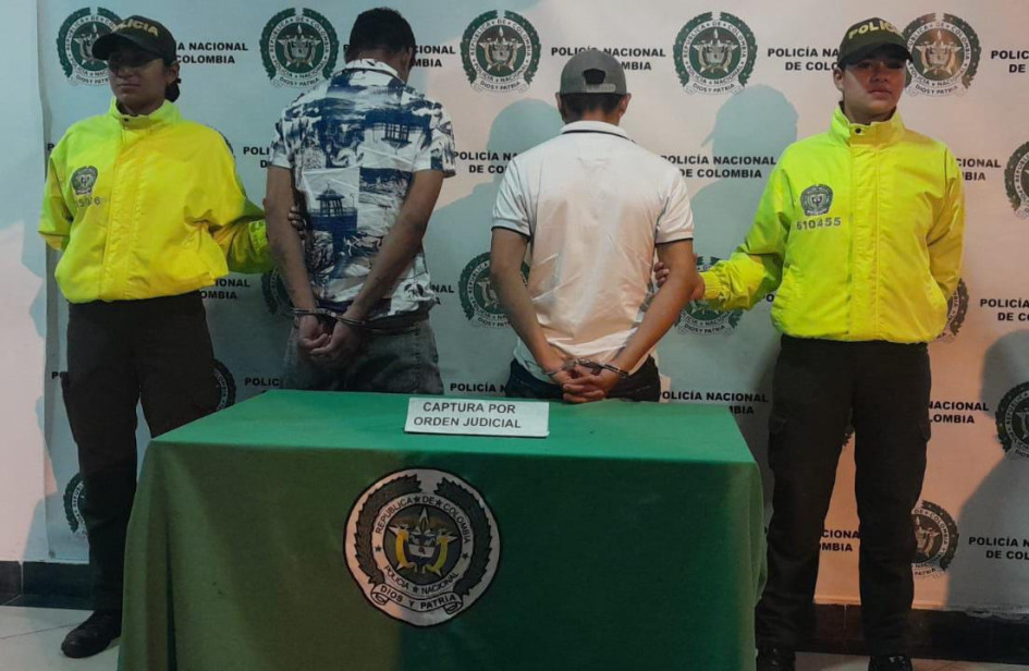 Foto de la Policía. Los señalados. Foto de la Policía. Los señalados.