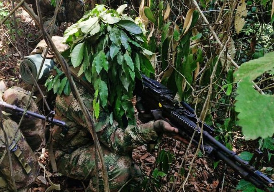 Imagen referencia de un soldado del Ejército Nacional. Imagen referencia de un soldado del Ejército Nacional.