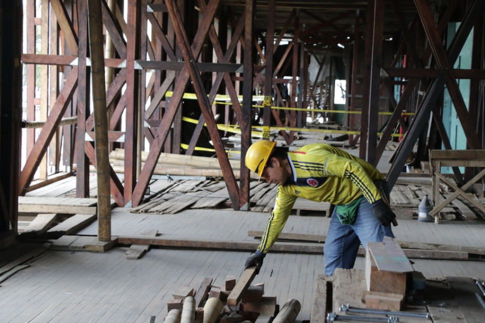 El edificio de la escuela Juan XXIII, en Manizales, tiene más de 100 años. Los procesos de restauración incrementarán 300 años más su vida útil. El edificio de la escuela Juan XXIII, en Manizales, tiene más de 100 años. Los procesos de restauración incrementarán 300 años más su vida útil.