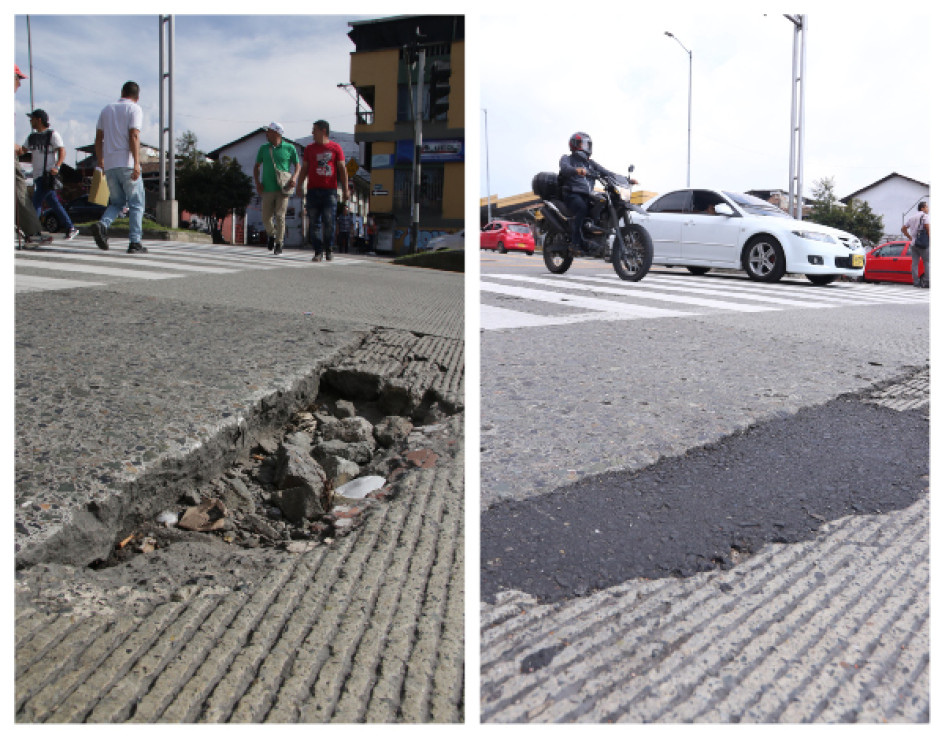 La abertura ubicada en la carrera 18 N 25-55, esquina del almacén París, ya está reparchada después de que LA PATRIA reportara el daño en el 2022 y volviera hacerlo en enero de este año. Se comprobó que actualmente el hueco que medía un metro de largo y que fue saneado por la Secretaría de Infraestructura de Manizales desde hace al menos dos semanas, según los peatones. La abertura ubicada en la carrera 18 N 25-55, esquina del almacén París, ya está reparchada después de que LA PATRIA reportara el daño en el 2022 y volviera hacerlo en enero de este año. Se comprobó que actualmente el hueco que medía un metro de largo y que fue saneado por la Secretaría de Infraestructura de Manizales desde hace al menos dos semanas, según los peatones.