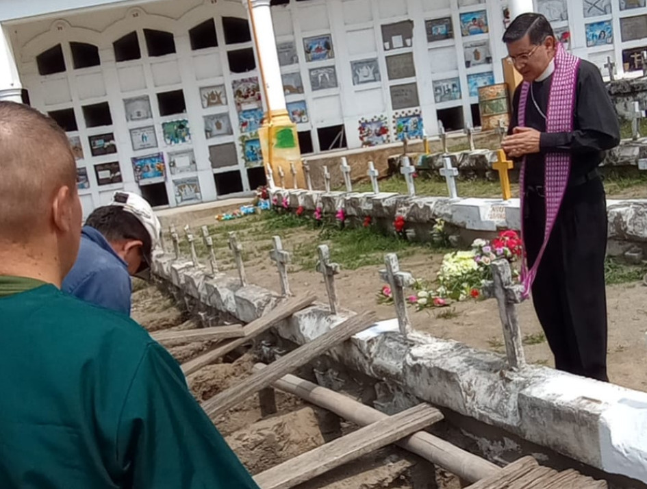 Blanca Yaneth Ramírez Aristizábal, de 64 años, fue sepultada el pasado jueves por Fray Juan. Blanca Yaneth Ramírez Aristizábal, de 64 años, fue sepultada el pasado jueves por Fray Juan.