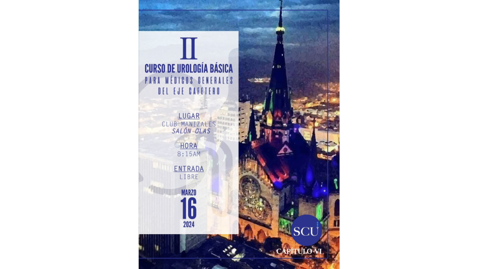 En el II Curso de Urología Básica para Médicos Generales del Eje Cafetero se abordarán distintos temas de interés para la salud masculina. En el II Curso de Urología Básica para Médicos Generales del Eje Cafetero se abordarán distintos temas de interés para la salud masculina.