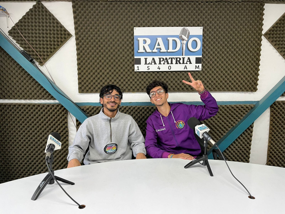 Daniel Castaño y Miguel Soto integrantes de la Red Nacional de Jóvenes de Ambiente. Daniel Castaño y Miguel Soto integrantes de la Red Nacional de Jóvenes de Ambiente.
