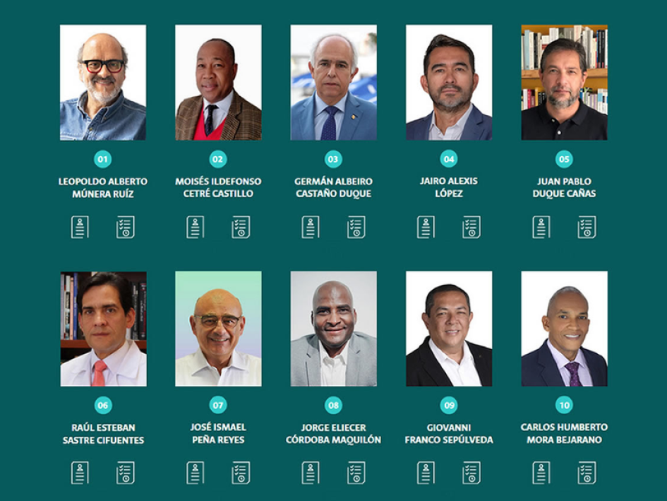 Conozca a los 10 candidatos a la rectoría de la Universidad Nacional de Colombia. Conozca a los 10 candidatos a la rectoría de la Universidad Nacional de Colombia.