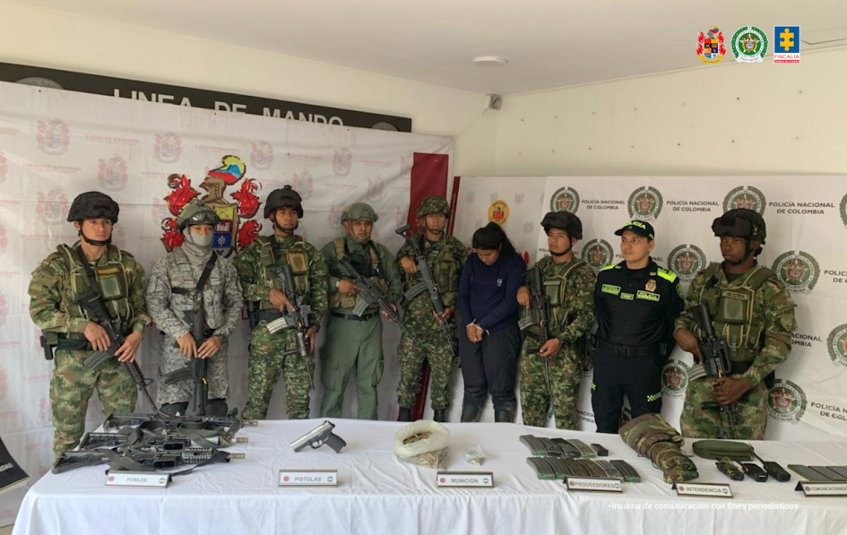 Una de las 11 personas capturadas. Una de las 11 personas capturadas.