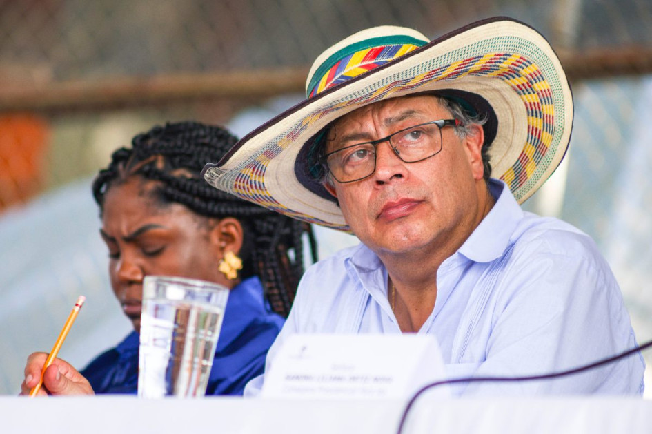 El presidente Gustavo Petro en Apartadó (Antioquia). El presidente Gustavo Petro en Apartadó (Antioquia).