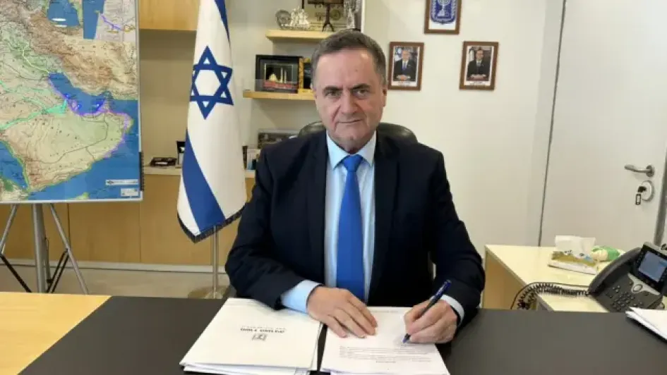 Israel Katz, ministro de Asuntos Exteriores de Israel. Israel Katz, ministro de Asuntos Exteriores de Israel.