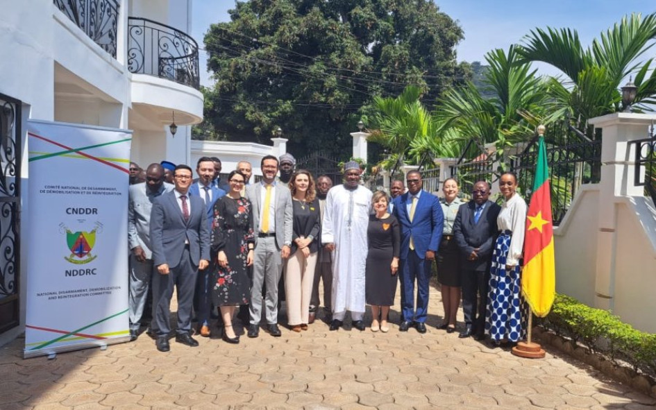 Visita de Colombia a Camerún Reunión con el coordinador del Comité Nacional para el Desarme, la Desmovilización y la Reintegración de Camerún.
