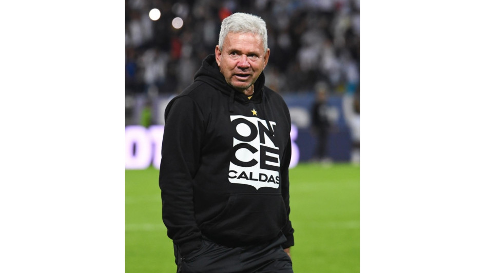 Hernán Darío 'el Arriero' Herrera, director técnico del Once Caldas. Hernán Darío 'el Arriero' Herrera, director técnico del Once Caldas.