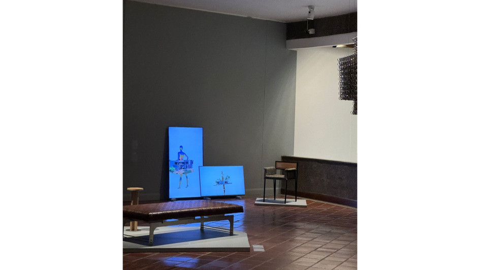 'Silla Pepe' y 'Colección Metaverse' son las dos obras de Santiago Dussán expuestas en el Museo de Arte de Pereira. 'Silla Pepe' y 'Colección Metaverse' son las dos obras de Santiago Dussán expuestas en el Museo de Arte de Pereira.