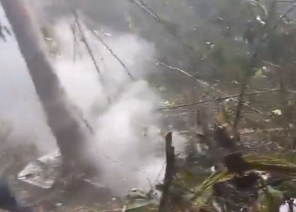 Esta es la zona en donde se accidente el helicóptero MI-17 del Ejército. Esta es la zona en donde se accidente el helicóptero MI-17 del Ejército.
