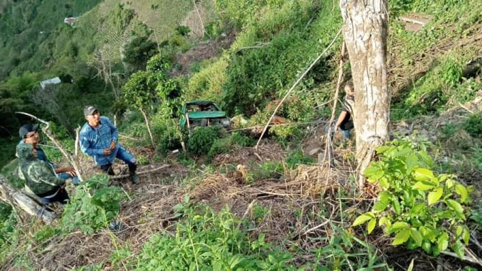 El accidente ocurrió en la vereda Guaco de Aguadas. El accidente ocurrió en la vereda Guaco de Aguadas.