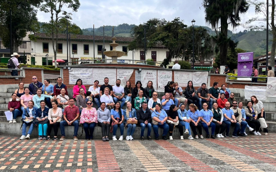 Los docentes del norte de Caldas reunidos en Salamina. Los docentes del norte de Caldas reunidos en Salamina.