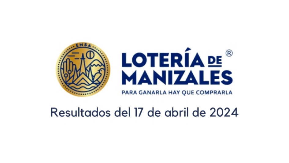loteria-de-manizales-resultados-17-abril-2024 Logo de la Lotería de Manizales. Debajo dice "resultados del 17 de abril de 2024"