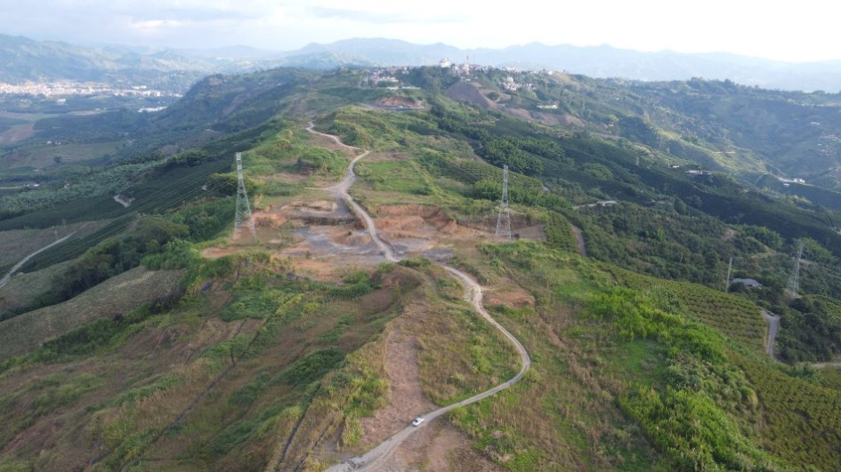 Así se ve hoy en día la futura pista del Aeropuerto del Café.