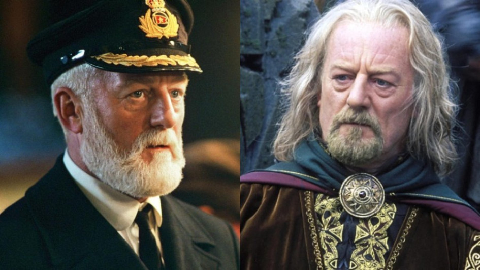 Actor Bernard Hill Bernard Hill interpretó al capitán Edward Smith y al rey Théoden