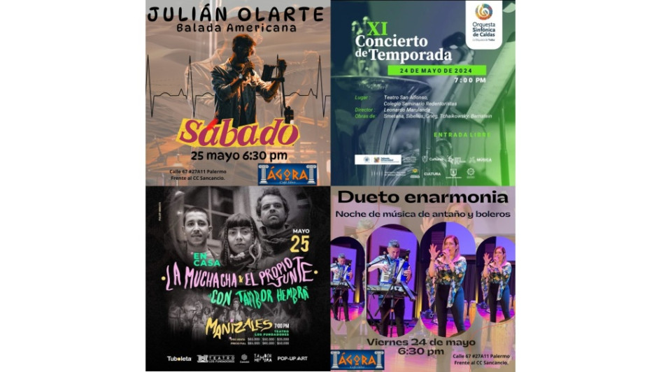 Música para disfrutar este viernes y sábado. Música para disfrutar este viernes y sábado.